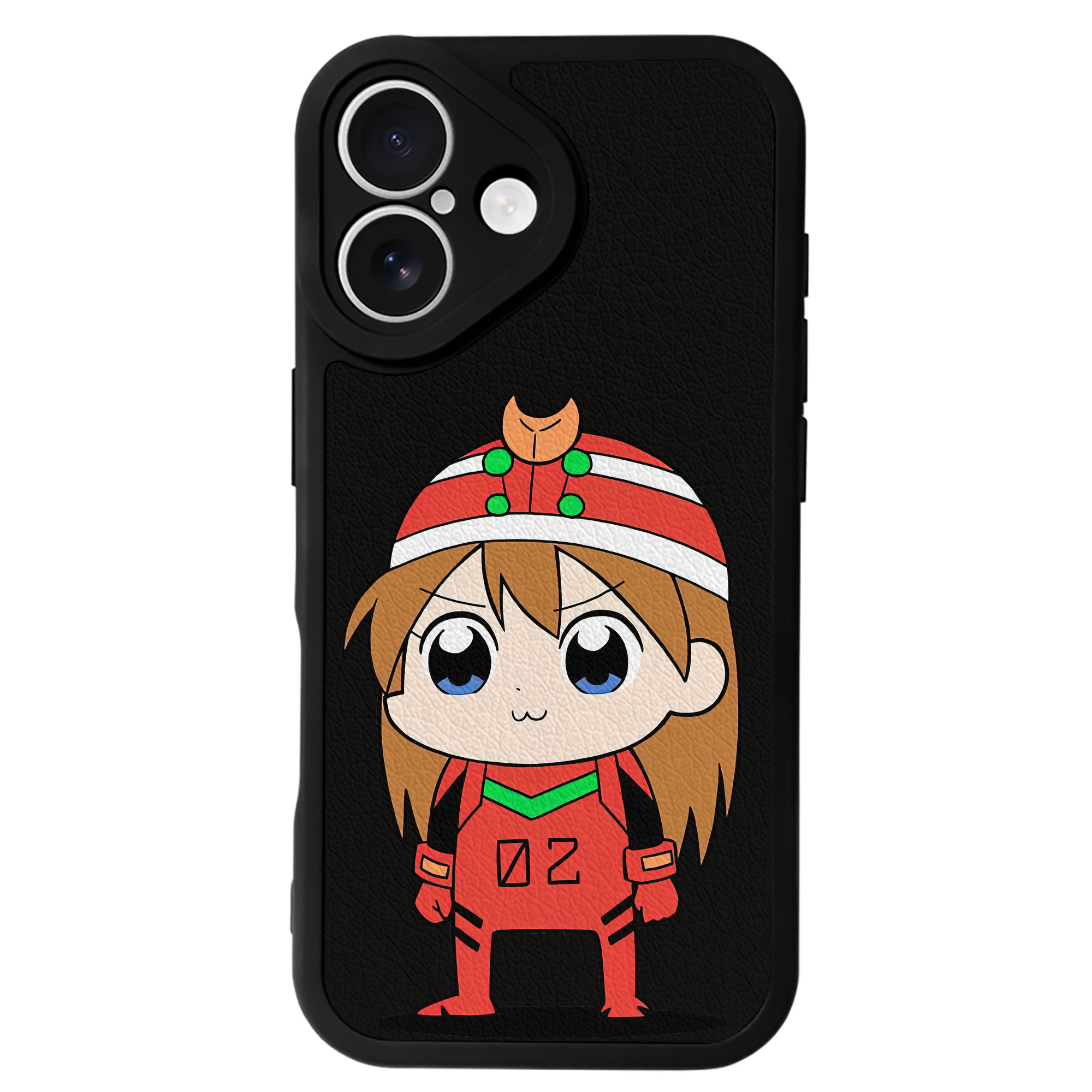 （画像用） EVA 新世紀エヴァンゲリオン 【iPhone 16シリーズ対応】シリコンスマホケース（レザー調） 材質：シリコン